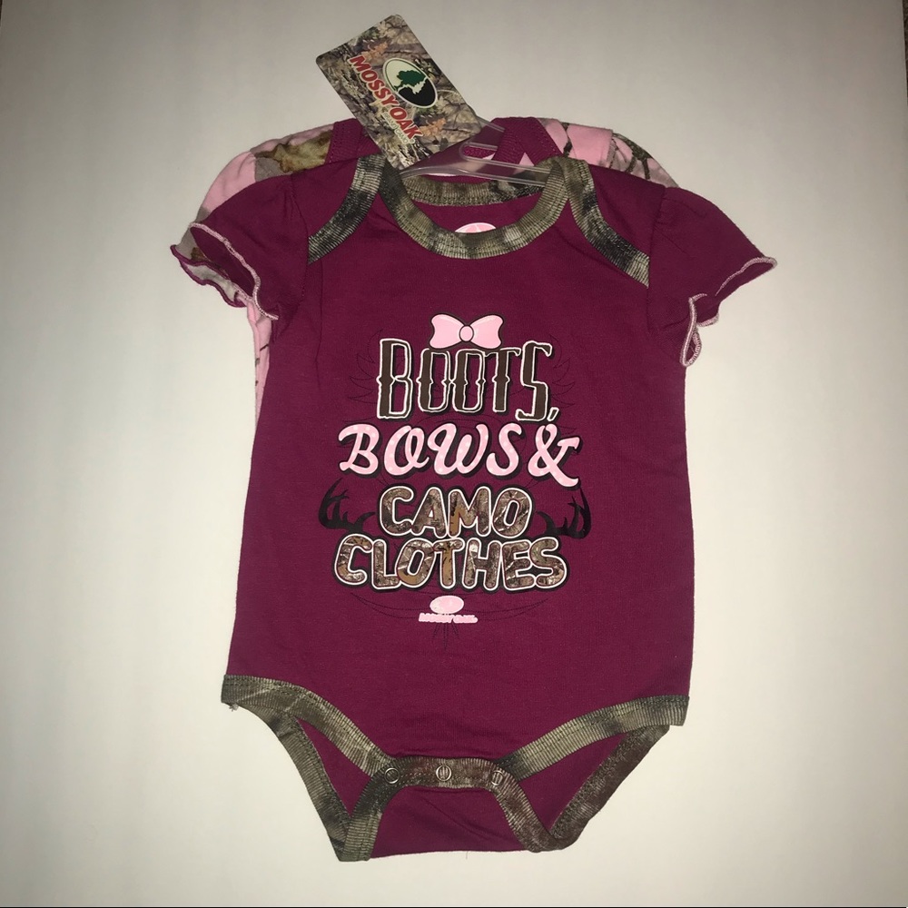 2pc Mossy Oak Onesie / Bodysuit